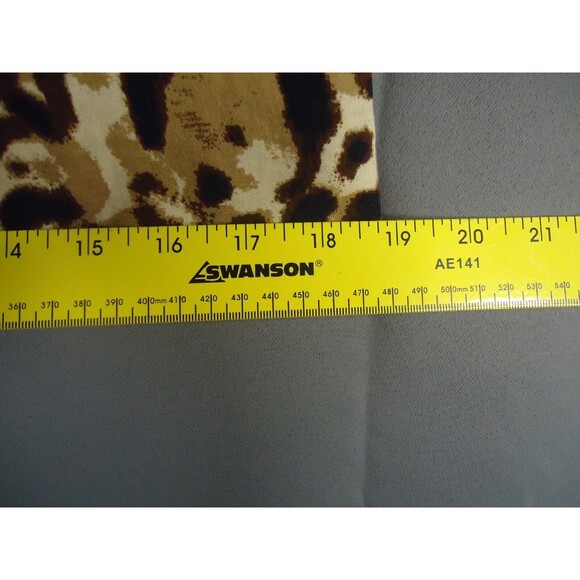 Merona Leopard Print Knee Length Pencil Skirt Womens Size 8 Stretch Lined - Picture 8 of 9